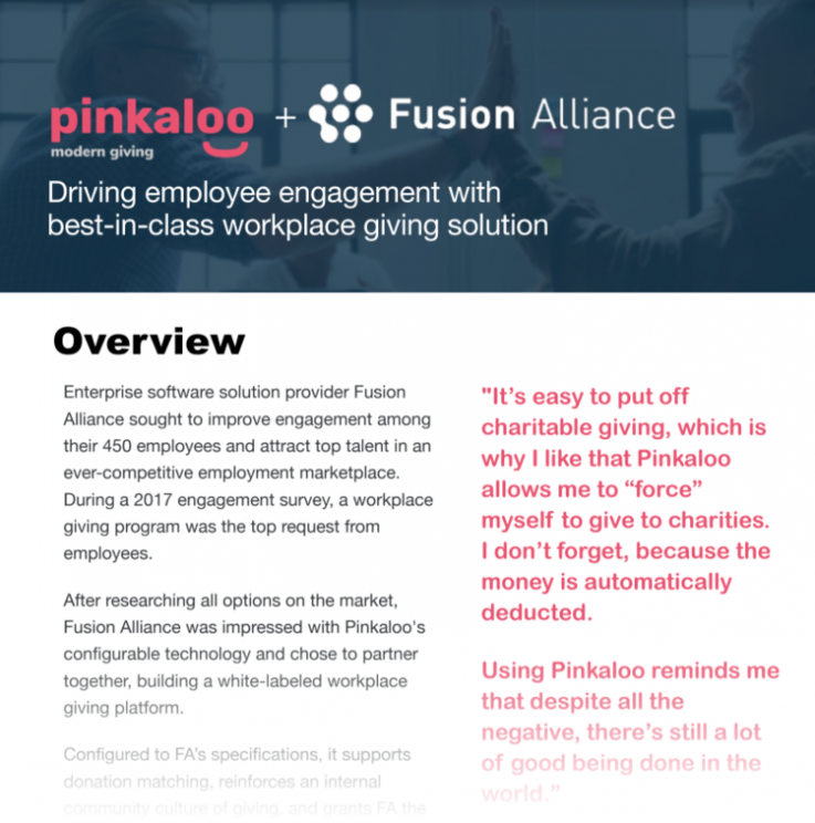 Driving Engagement with Giving